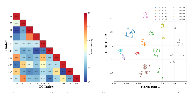Figure 3: Multi-view analysis of SI-SID clusters reveals hierarchical semantic and geographic structure.